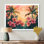 Chui, fleurs d'hibiscus en harmonie tropicale II - art mural hibiscus