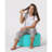 Turquoise Garden Pouffe, 21.7 in Diameter x 11.8 in Height | 100% Polyester, Waterproof, 100% Original Bead Styrofoam | Modern Solid Color Design with Hidden Zipper System | Perfect for Outdoor Entertainment & Relaxation-2120909818
