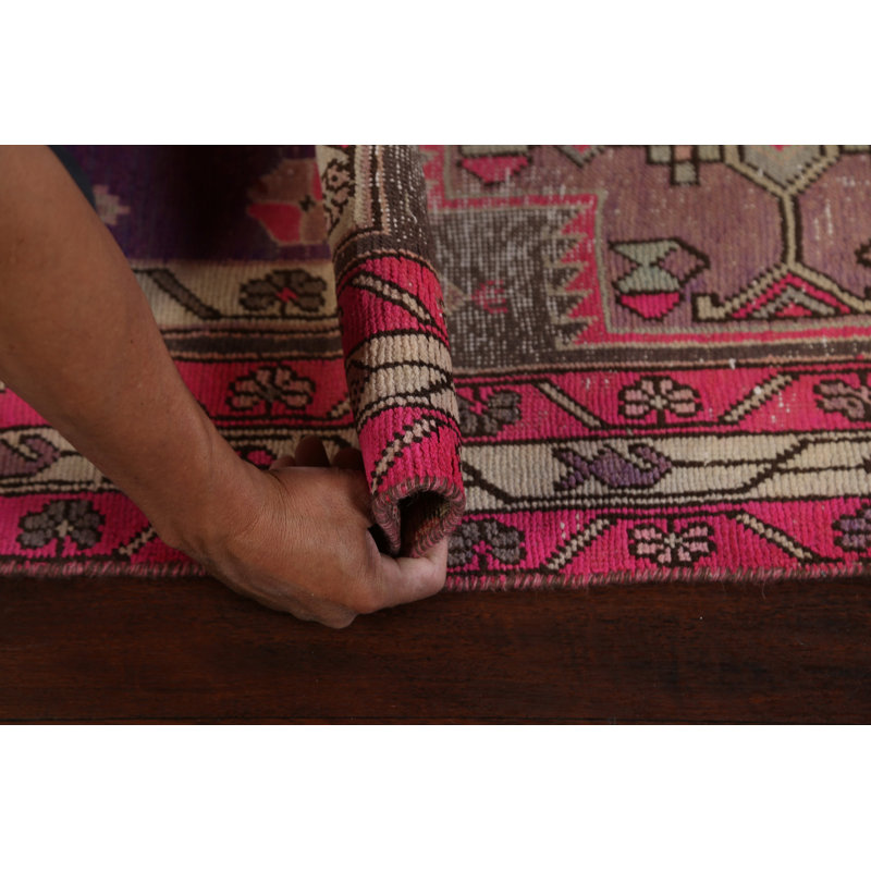 Tapis de couloir traditionnel noué à la main 3 x 10