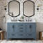 Meuble-lavabo double sur pied 61 po avec comptoir en quartz Rawsonville-1213159731-1186422757
