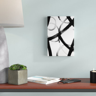 «Monochrome Ripple I», peinture sur toile