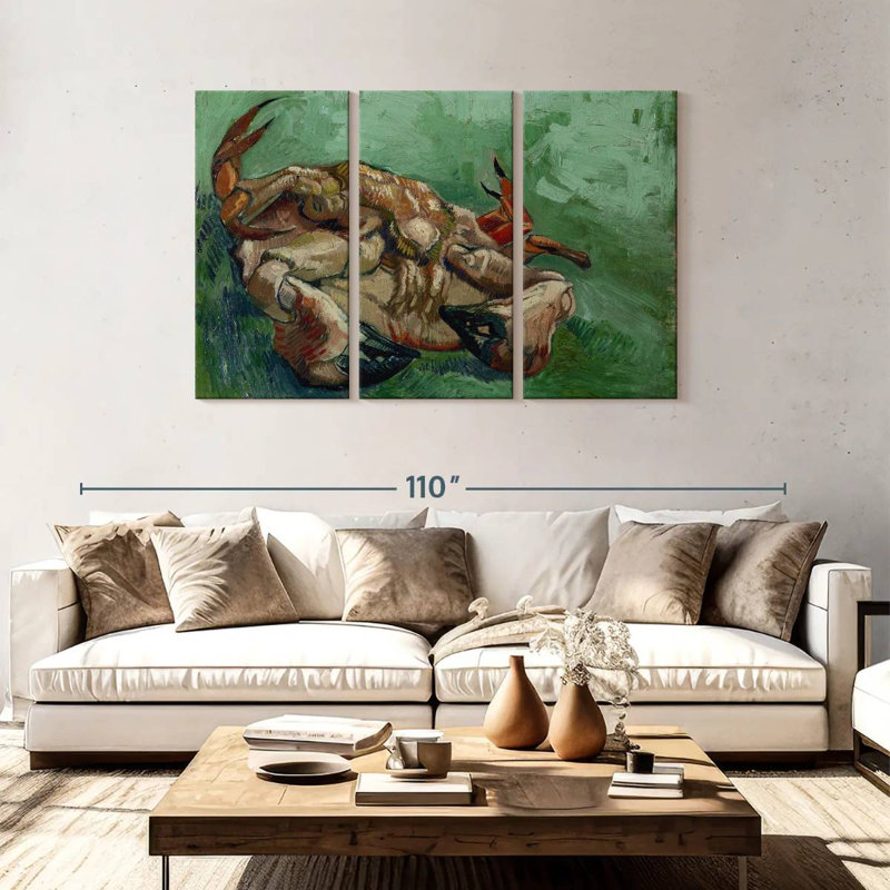 Brampt Crab On Its Back, 48" H x 74" W