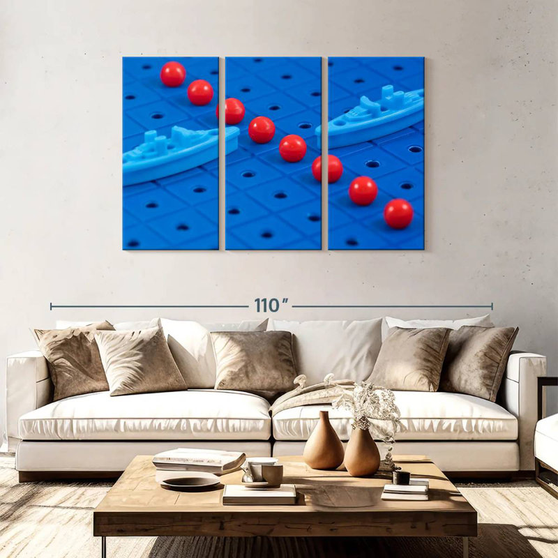 Senne Battleship Board Game, 48" H x 74" W