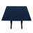 Laguna 5-Piece Square Table Folding Highback Chair Dining Set-110479629