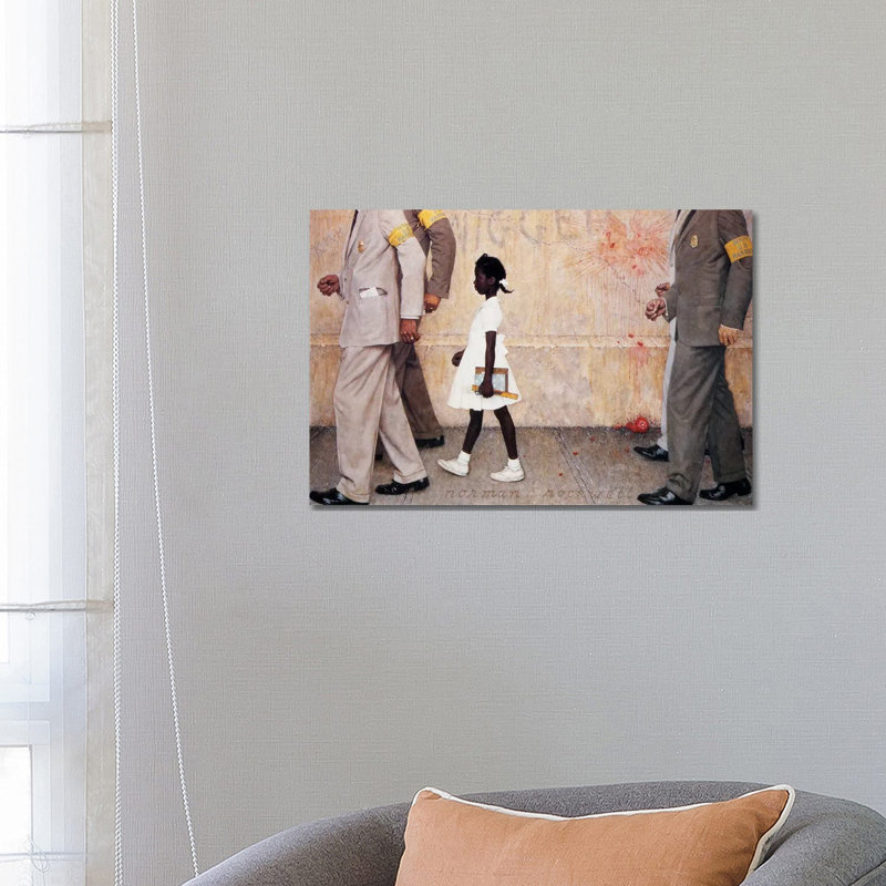 The Problem We All Live With Ruby Bridges Print On Acrylic Glass, 16" H x 24" W x 0.25" D