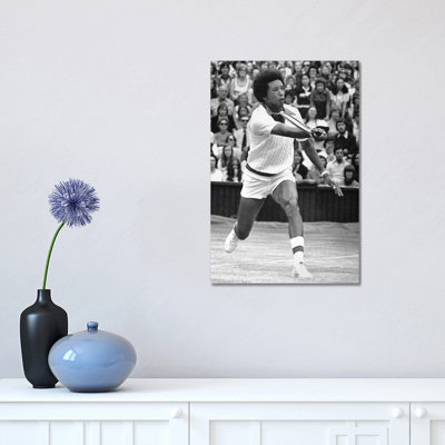Arthur Ashe (1943-1993) 1 Piece Wrapped Canvas Wall Art