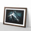 Snow Covered Mountain In India - Picture Frame Graphic Art-56876036-56876038