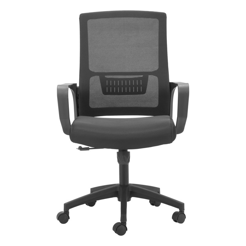 Ergonomic Mesh Office Chair Low Back Swivel Task Chair Rolling Workstation Seating Modern Design