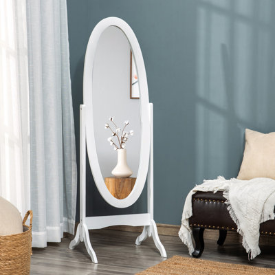 Miroir pleine longueur, miroir sur pied avec angle réglable