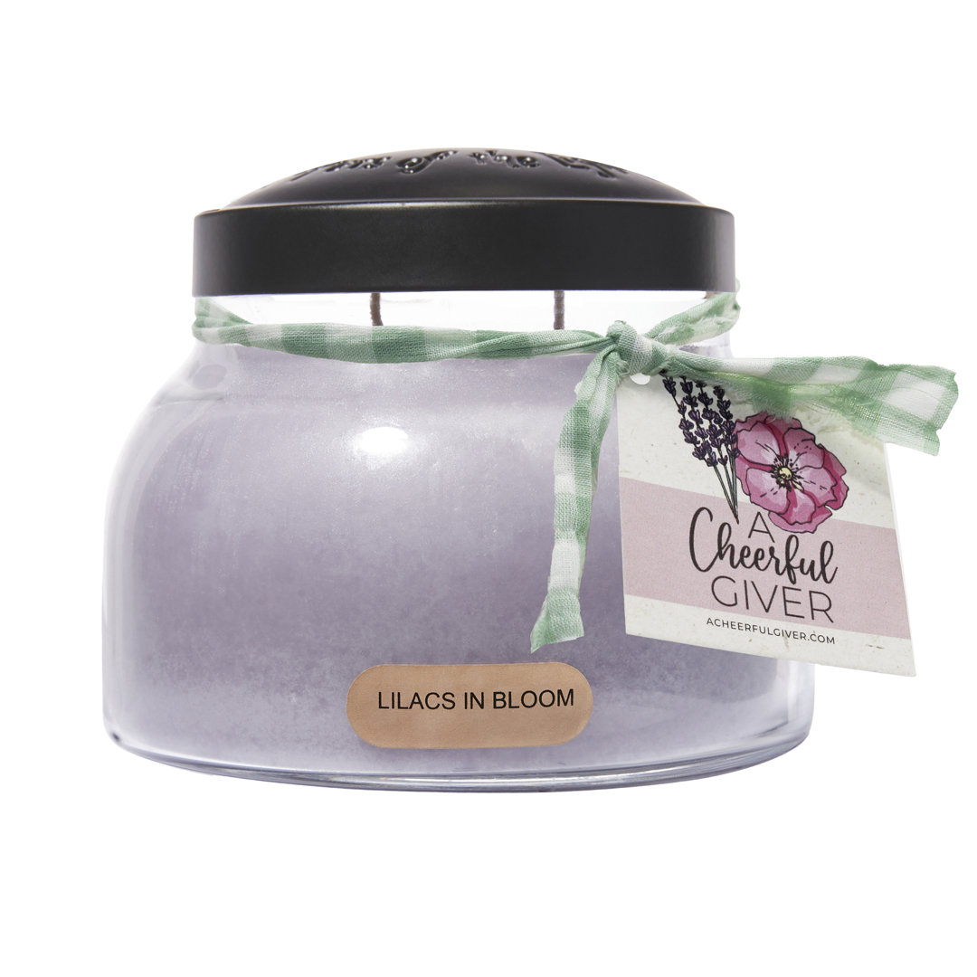 Flowering Lilacs, Violet Leaves, Muguet, Iris, Sandalwood, And Heliotrope Scented Jar Candle August Grove®