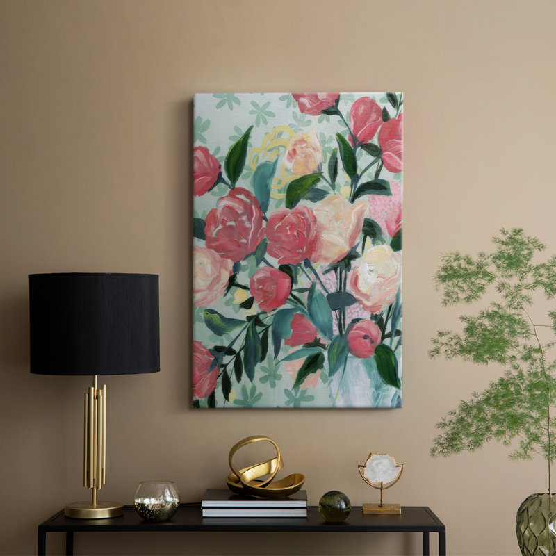 Painted Posies II - galerie sur mesure, H 60 po x l 40 po