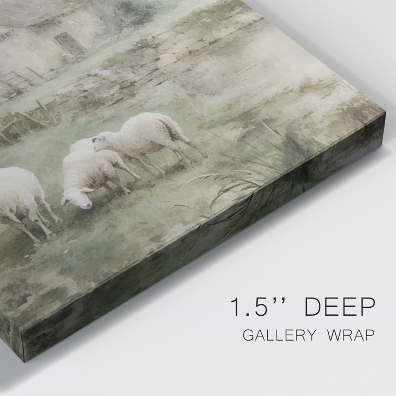 Framed On Canvas Print, 49" H x 33" W