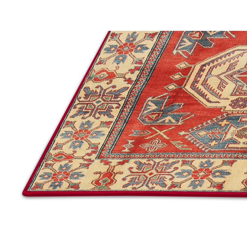 Tapis rouge à motif sud-ouest, Rectangle 5 pi x 7 pi