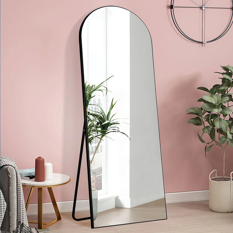 Miroir mural Ezio, Noir, 64 po x 21 po