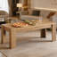 Table de salle à manger généreuse, table de cuisine, bureau à domicile (table seulement)
