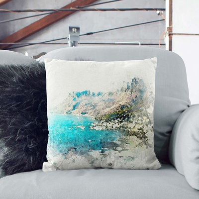 Abstract Square Throw Cushion