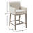 Bethea Counter Stool with Arms-98501974