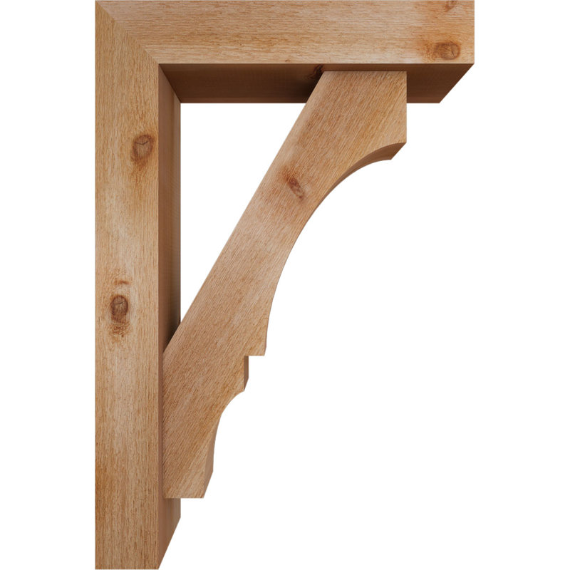 Support de bloc Balboa avec entretoise décalée, 36 x 24, Cèdre rouge occidental de l 6 po (scié brut)