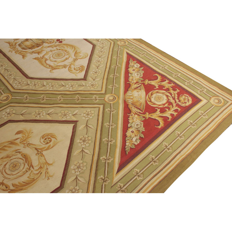 European Hand Knotted Wool Oriental Area Rug