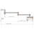 Wall Mount Pot Filler With Swing Arms Single Hole Folding Kitchen Faucet Brass 2 Handle Kitchen Sink Faucets-115320283