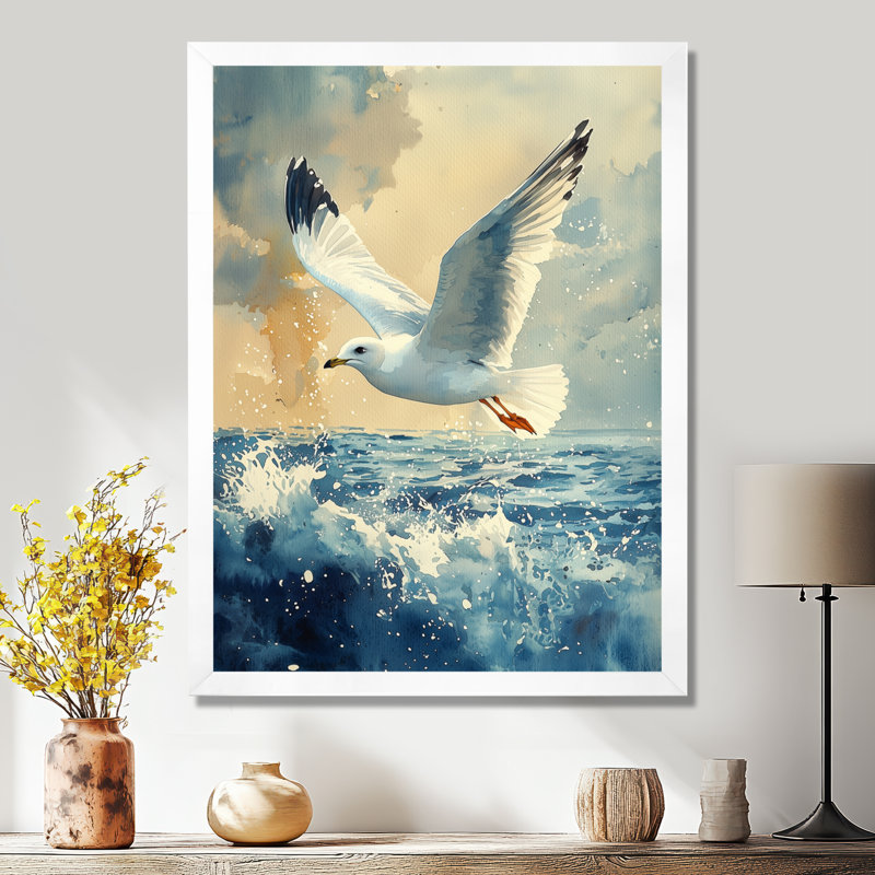 Azim - Animals Canvas Wall Art, H 20 po x l 12 po, Reproduction encadrée d'une seule photo, Blanc