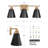 23'' 3 - Light Dimmable Black & Gold Bathroom Vanity Light-1351133689