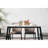 Modern Minimalist Dining Table(1.4M) With White Sintered Stone Top And Sleek Tapered Metal Legs For A Contemporary Kitchen Or Dining Room-1304141966