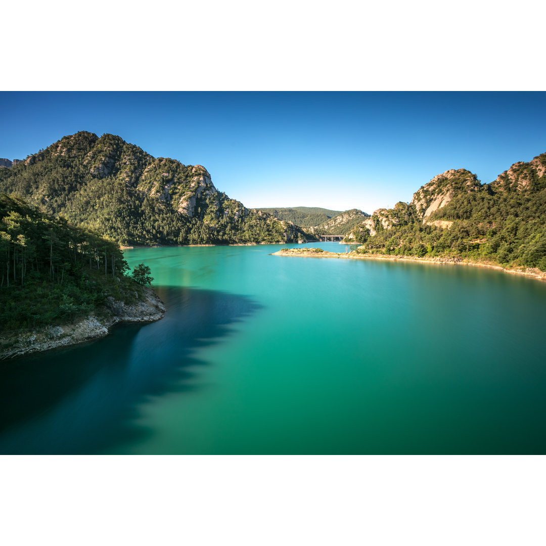 Schöner See in den Bergen von Sankai - Drucken