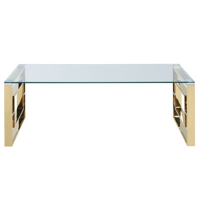 Table basse Andrew en or