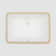Go Peak Track 14'' Ceramic Rectangular Bathroom Sink with Overflow