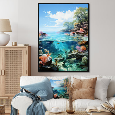 Australie, grande barrière de corail II, reproduction sur toile