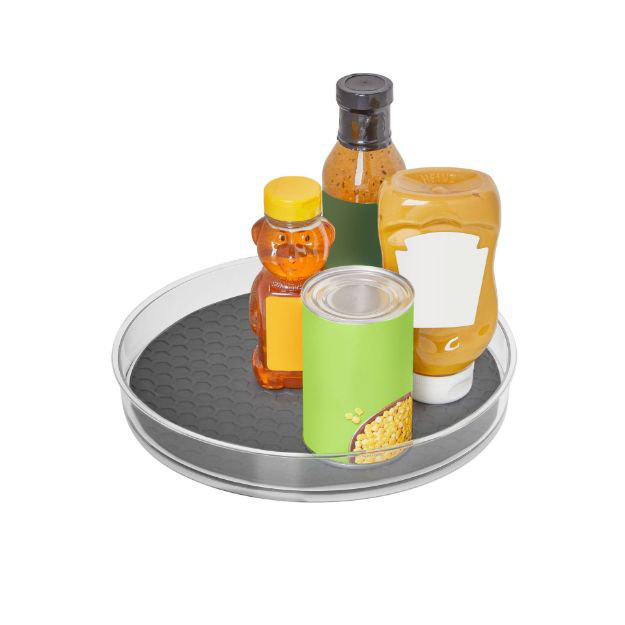 Olexus Plastic Lazy Susan Organizer, 11" W