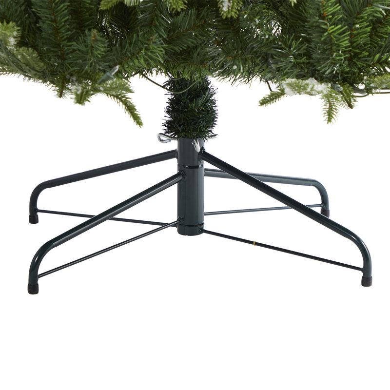 Arbre de Noël artificiel pin vert 7 pi avec 500 lumières claires, H 7 pi