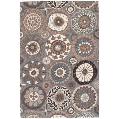 Dash and Albert Rugs Merry Go Round Hand Hooked Wool Geometric Rug