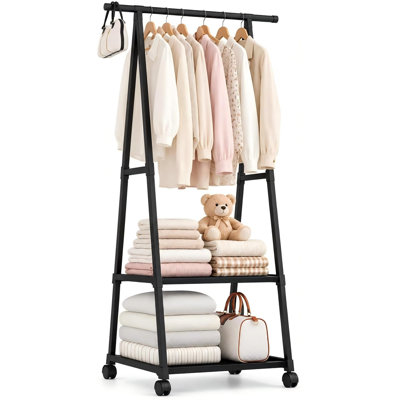 55 cm Rolling Clothes Rack