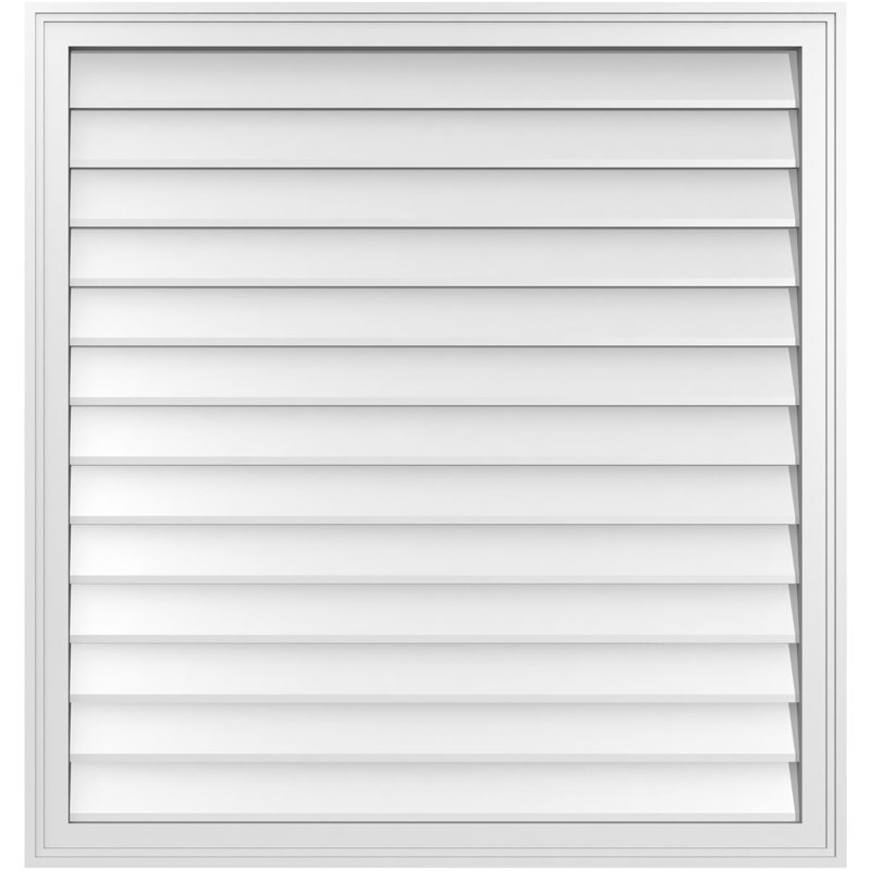 Cadre en brique, brun clair apprêté, H 40 po x l 38 po x P 1,5 po