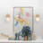 1-Light Gold Dimmable Armed Wall Sconce with Globe Frosted Glass for Damp Indoor