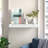 Wall Shelf Floating Shelf with Drawer Display Shelf for Books DVDs-1671533025