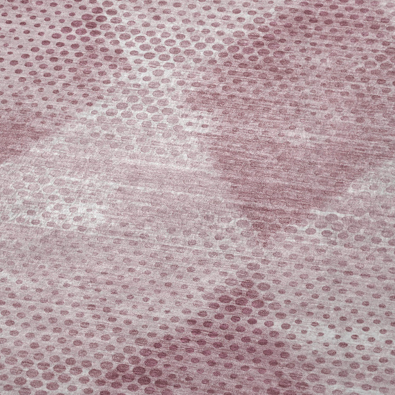 Jeté en sherpa floral Addison, Merlot géométrique