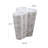 Bailley White Table Set - Tall Side
