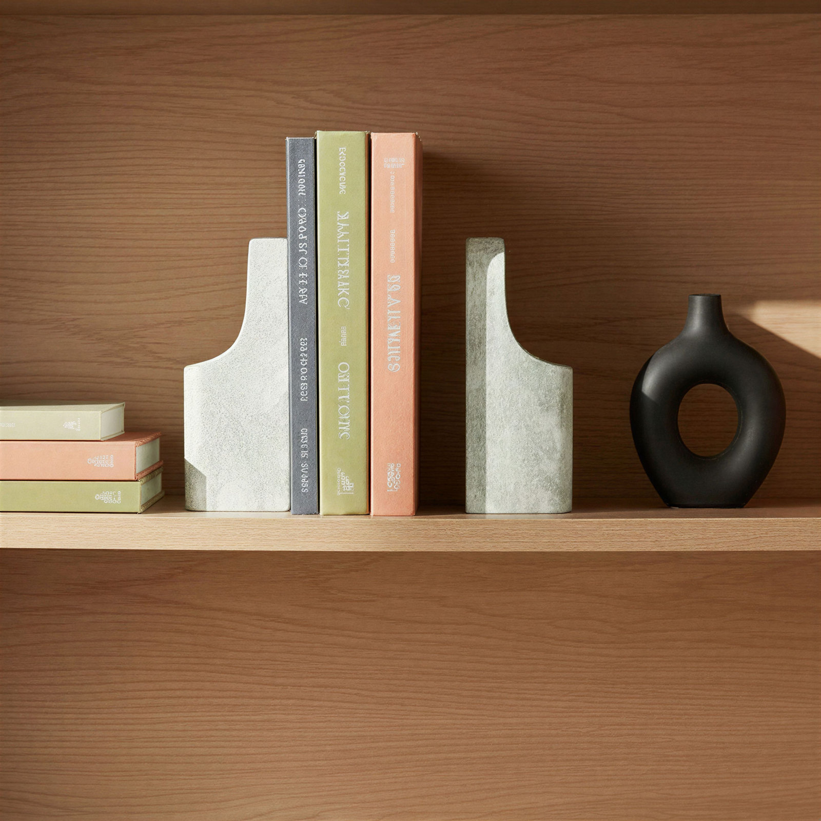 Natural Marble Decorative Bookends