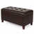 Simili cuir brun foncé