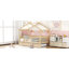 Lit en bois avec lit gigogne simple