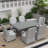 Dustyn 6 - Person Wicker Patio Dining Set with Rectangular Table , Cushions Included