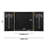 Viper Hideaway Dartboard Cabinet with Reversible Traditional and Baseball Dartboard