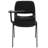 Padded Ergonomic Shell Chair with Right Handed Flip-Up Tablet Arm