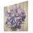 Purple And Pink Iris Grace II - Irises On Wood Print-60233857