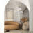 Seshadri 14"W White and Jute Dome Pendant Light 