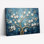 «Gallery Wrap», art mural sur toile pour le salon, la chambre à coucher, le bureau ou le vestibule - décoration murale décorative avec arbre floral