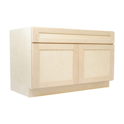 Design House Brookings Kitchen Sink Base Cabinet, 42", Unfinished Birch